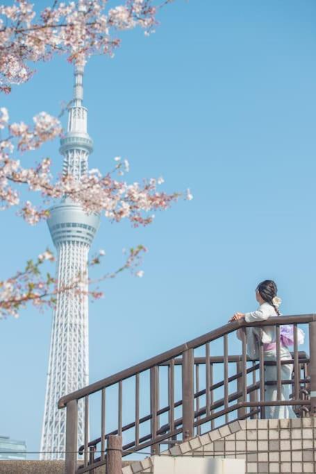 203 Oshiage Sta 3Mins Walk! Wi-Fi Elevator 4Pax Daire Tokyo Dış mekan fotoğraf