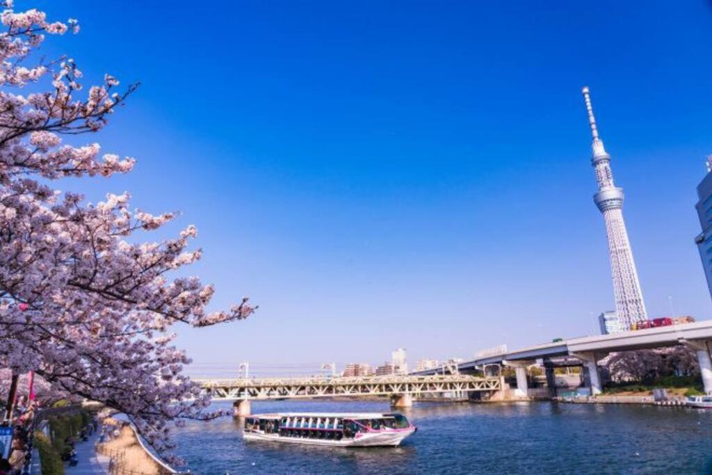 203 Oshiage Sta 3Mins Walk! Wi-Fi Elevator 4Pax Daire Tokyo Dış mekan fotoğraf